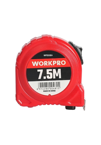 Workpro Wp261004 7,5mx25mm Beyaz Çelik Şerit Metre 7.5 M