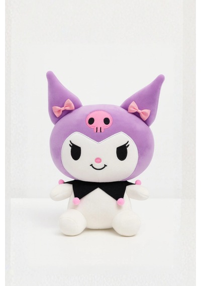 Kuromi Peluş Oyuncak 40cm - Koleksiyonluk & Sevimli Mor