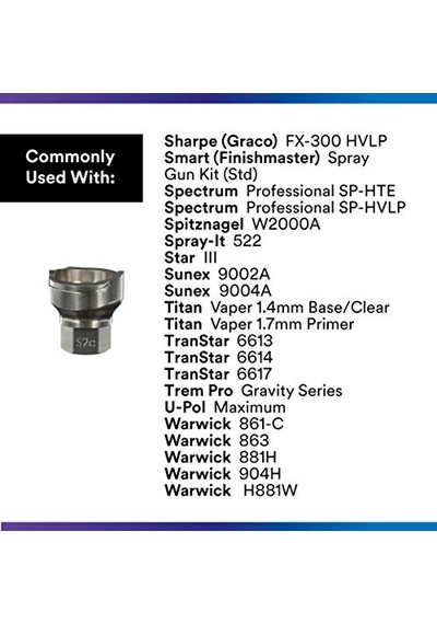 26003 Pps 2.0 Püskürtme Tabancası Adaptörü 16 Mm Dişi, 1,5 Mm Dişli, 1 Paket