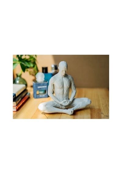 Yoga/meditasyon Yapan İskandinav Tarzı Biblo Heykel Figür Dekor Dekorasyon Hediyelik Denge Ve Huzur 2
