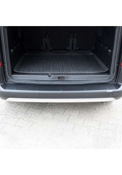 Toyota Proace City Araca Özel Arka Tampon Eşiği Plastik 2019 2020 2021 2022 2023 2024