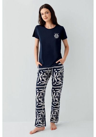 Arnetta Kadın Lacivert Pijama Takım Ar3565-s-v1 Lacivert