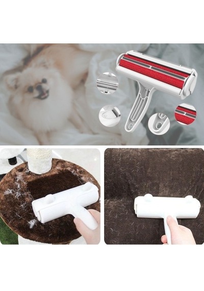 Hazneli Kedi Köpek Tüy Toplama Aleti Renkli