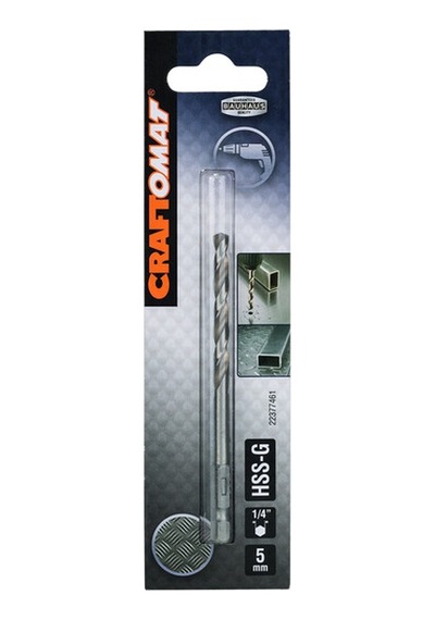Craftomat Hss-g Metal Matkap Ucu 5 Mm 1/4