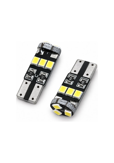 T10 Dipsiz Led Ampul 9 Led Beyaz Işık Park Plaka Tavan Aydınlatma 12v 2 Adet