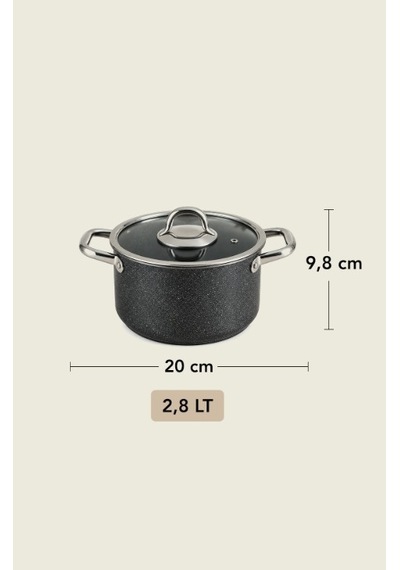 Esperanza Titanyum Derin Tencere 20 cm