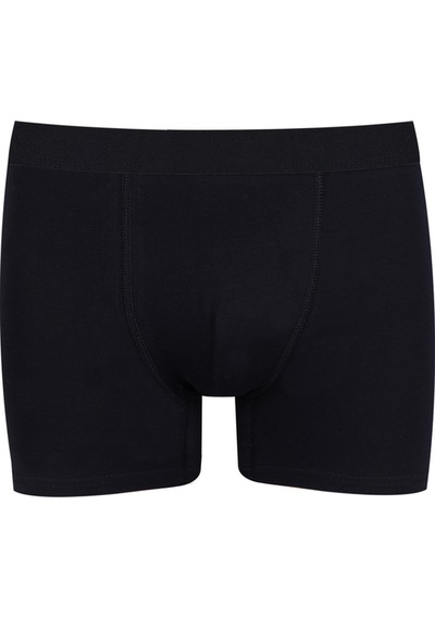 Erkek Üçlü Pamuklu Likralı Boxer Ko9003bx Kırmızı - Siyah