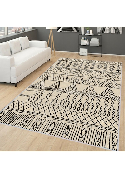 Rovigo Home Dijital Baskı Yıkanabilir Kaymaz Taban Salon Halısı RVG0142-SD944 Çok Renkli