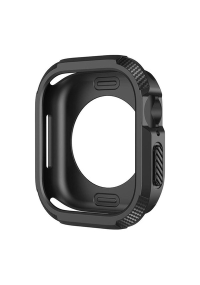 Watch 10 42mm Silikon Tpu Kasa Koruyucu Frm Watch Gard 17 - Siyah