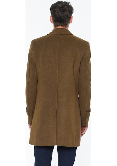 Plt7226 Dewberry Battal Palto-Camel