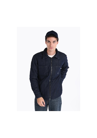 Colin's Colins Regular Fit Fermuarlı Erkek Ceket Cl1065594 Denim