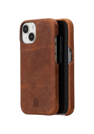 Bouletta Apple Uyumlu iPhone 15 Deri Arka Kapak F360 G2
