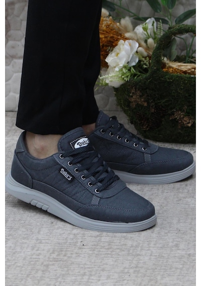 Fort Dks 2038 Füme Hafif Rahat Keten Sneaker Erkek Ayakkabı 001