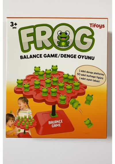 Frog Denge Oyunu Kurbağalı Eğitici Beceri Ve Denge Oyunu