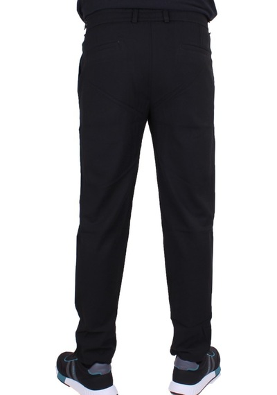 Dagoster Dmg23-611275 Siyah Normal Bel Double Paça Flota Cepli Erkek Pantolon Siyah
