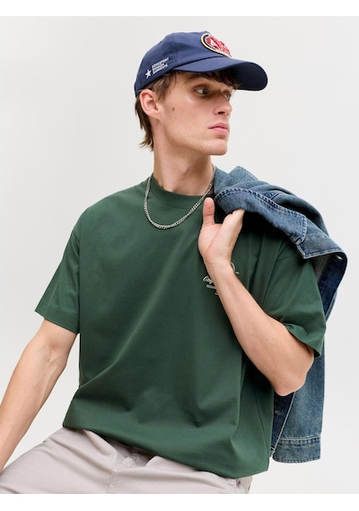Jack & Jones Niagara Erkek Yeşil Tişört 12293422-scm