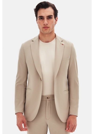 Twn Slim Fit Bej Düz Takim Elbise 4ec05e301545m Bej