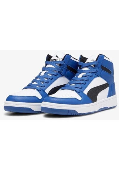 Puma Rebound Layup Ayakkabı 369573 36 Beyaz - Mavi