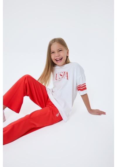 U.s. Polo Assn. Kız Çocuk Turuncu Pijama Takım Us2525-c-v1 Turuncu