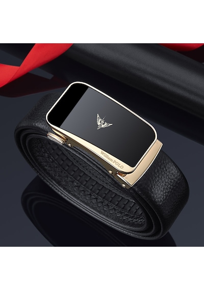 Williampolo Prestige Seri Lüks Hakiki Deri Erkek Kemer Gold