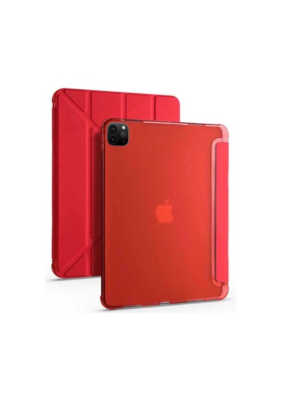 Apple Uyumlu iPad Pro 11 2020 2.nesil Kılıf Zore Tri Folding Kalem Bölmeli Standlı Kılıf Kapaklı Kılıf
