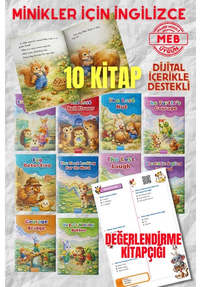 Miniker İçin Tavsiyeli İngilizce 10 Adet Hikaye Öykü Kitapları - Story Books + Değerlendirme