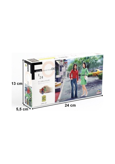 1/24 70 Li Yılların Kızları Maketi, Hasegawa 29106