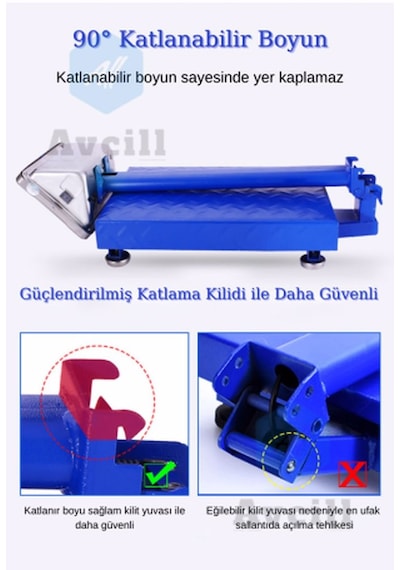 300 KG Terazi Arka Korumalı Çelik Kafa Şarjlı Terazi Kantar