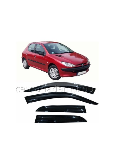 Peugeot 206 Cam Rüzgarlığı 4 Parça