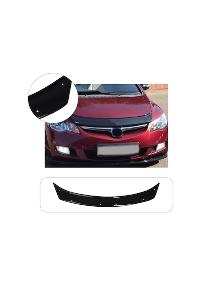Honda Civic Uyumlu 2006-2012 Abs Kaput  Rüzgarlığı