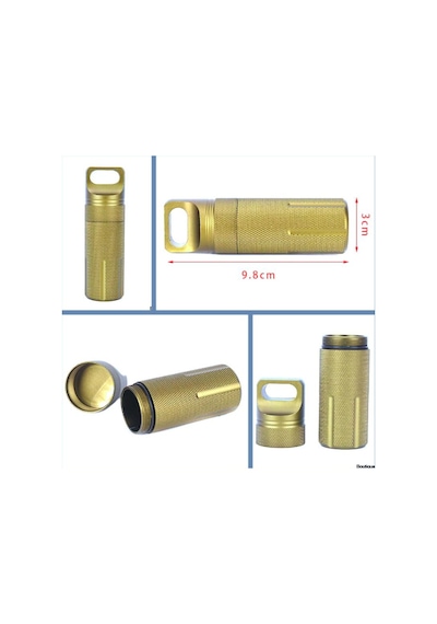 Omeniv Cnc Alüminyum Tüp  Kibrit Olta Outdoor Anahtarlık Çok Renkli