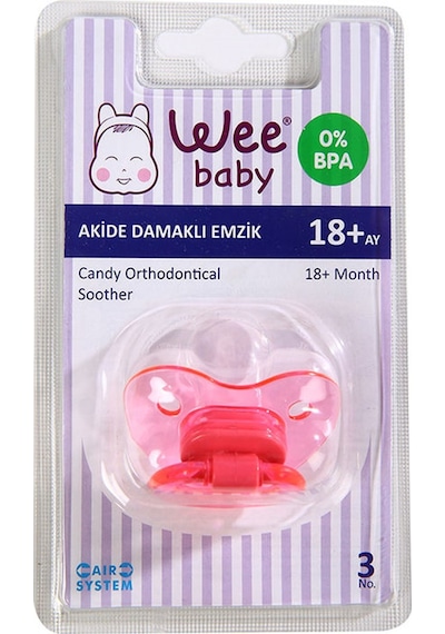 Wee 113 Akide Gövdeli Damakli Emzik No:3 Çok Renkli