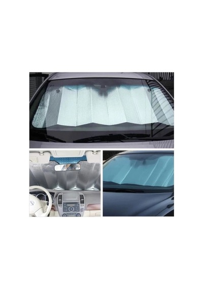 Araç Ön Cam Güneşlik Isı Yalıtımlı Katlanabilir Model Renault Megane Honda Civic Opel Astra Ford Foc 1