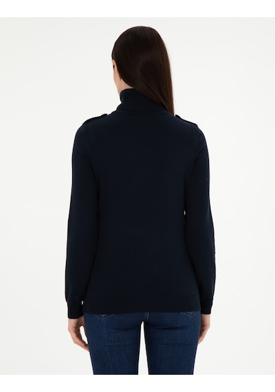 Pierre Cardin Kadın Lacivert Kazak /triko 50290579-vr033 Lacivert