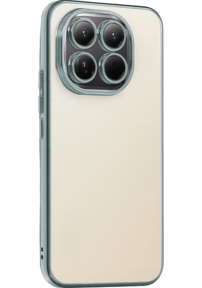 Xiaomi Mi 15 Kamera Korumalı Lensli Silikon Gümüş