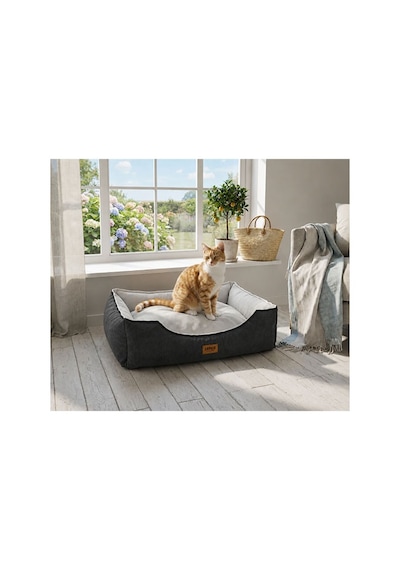 Lepus Dolce Premium Kedi Ve Köpek Yatağı Antrasit Small 249-54010.01