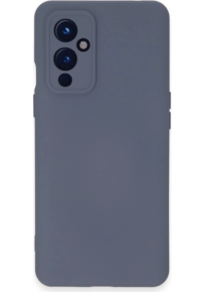 Newface - 775 - One Plus 9 Kılıf Nano İçi Kadife Silikon - Edntrend - - Gri