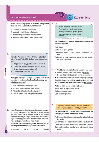 2026 7. Sınıf Hiper Türkçe Konu Anlatımlı & Soru Bankası| Müslüm Danaoğlu
