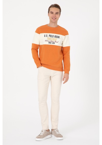 U.s. Polo Assn. Erkek Bakır Sweatshirt 50310433-vr182 Bakır