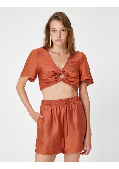 Koton Şahika Ercümen X Koton - Pencere Detaylı Modal Crop Bluz Kahverengi 3sak60227ew 3SAK60227EW517 Kahve Koton Şahika Ercümen X Koton - Pencere Detaylı Modal Crop Bluz Kahverengi 3sak60227ew 3SAK60227EW517 Kahve