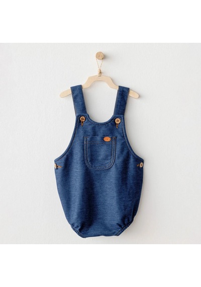 Andywawa Ac25931 Romper Casual Bebek Tulum I Ndigo İndigo