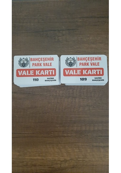 Vale Kartı 25 x 2 Sıra Numaralı 50 Adet
