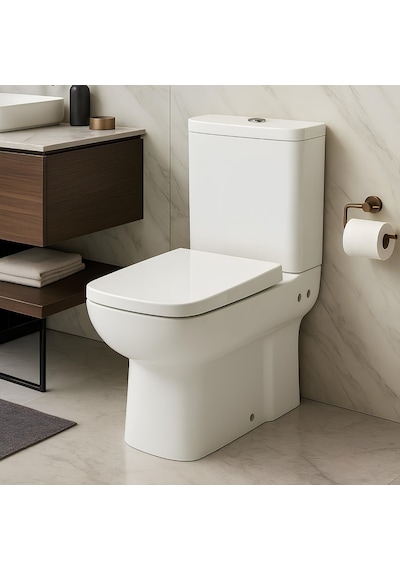 Turavit PLZ1708 Plaza Kanallı Duvara Sıfır Klozet Nkp Yavaş Kapak