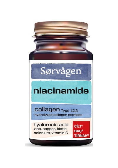 Sorvagen Niacinamide Collagen / Kolajen Hyaluronic Acid Tablet