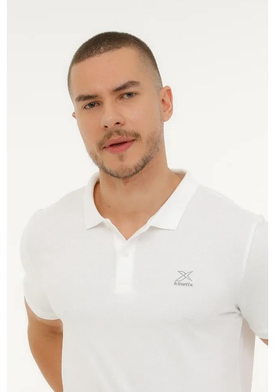 Kinetix 4m M-sn328 T-shirt 4fx Beyaz Erkek Polo Tişört 101509953 Beyaz