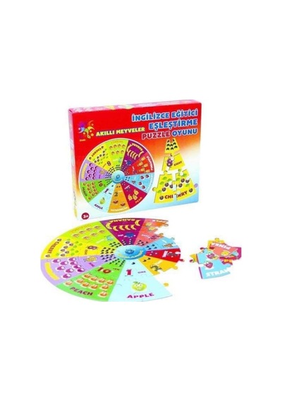 Laço Kids Eğitici Eşleştirme Puzzle Oyunu 41 Parça Akıllı Meyveler Lc020