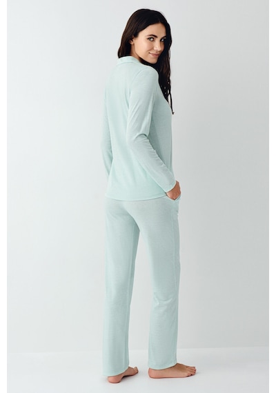 Pierre Cardin Kadın Yeşil Pijama Takımı Pc9115-s-v2 Yeşil
