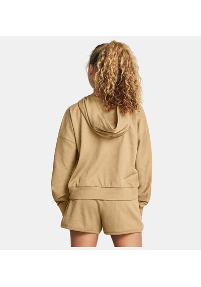 Under Armour Kadın Journey Rib Oversized Kapüşonlu Üst 1382732-263 Camel