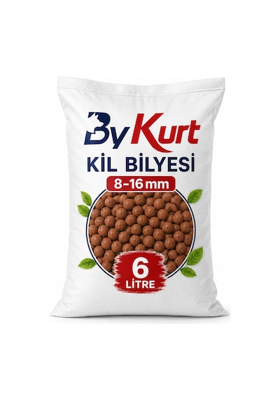 Kil Bilyesi 8-16 Mm Yıkanmış Kil Bilyesi 6 Litre 6 L