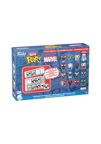 Pop Bitty Pop Spider-man 4-pack Series 3